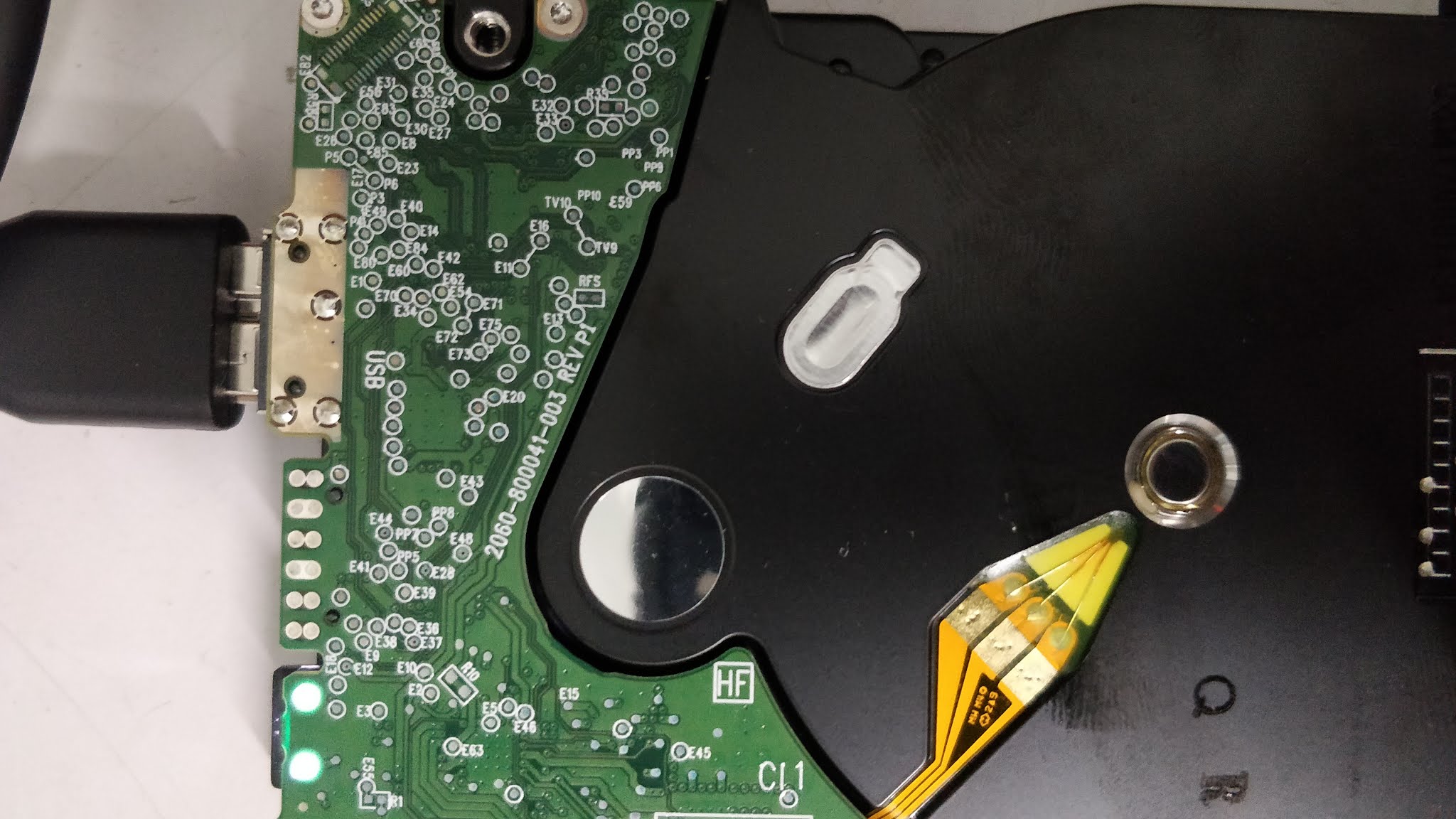 How to fix a dropped drive recovering a WD hard drive which is